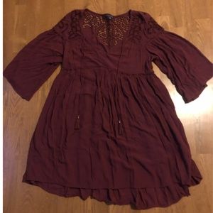 XL American Eagle Maroon Dress